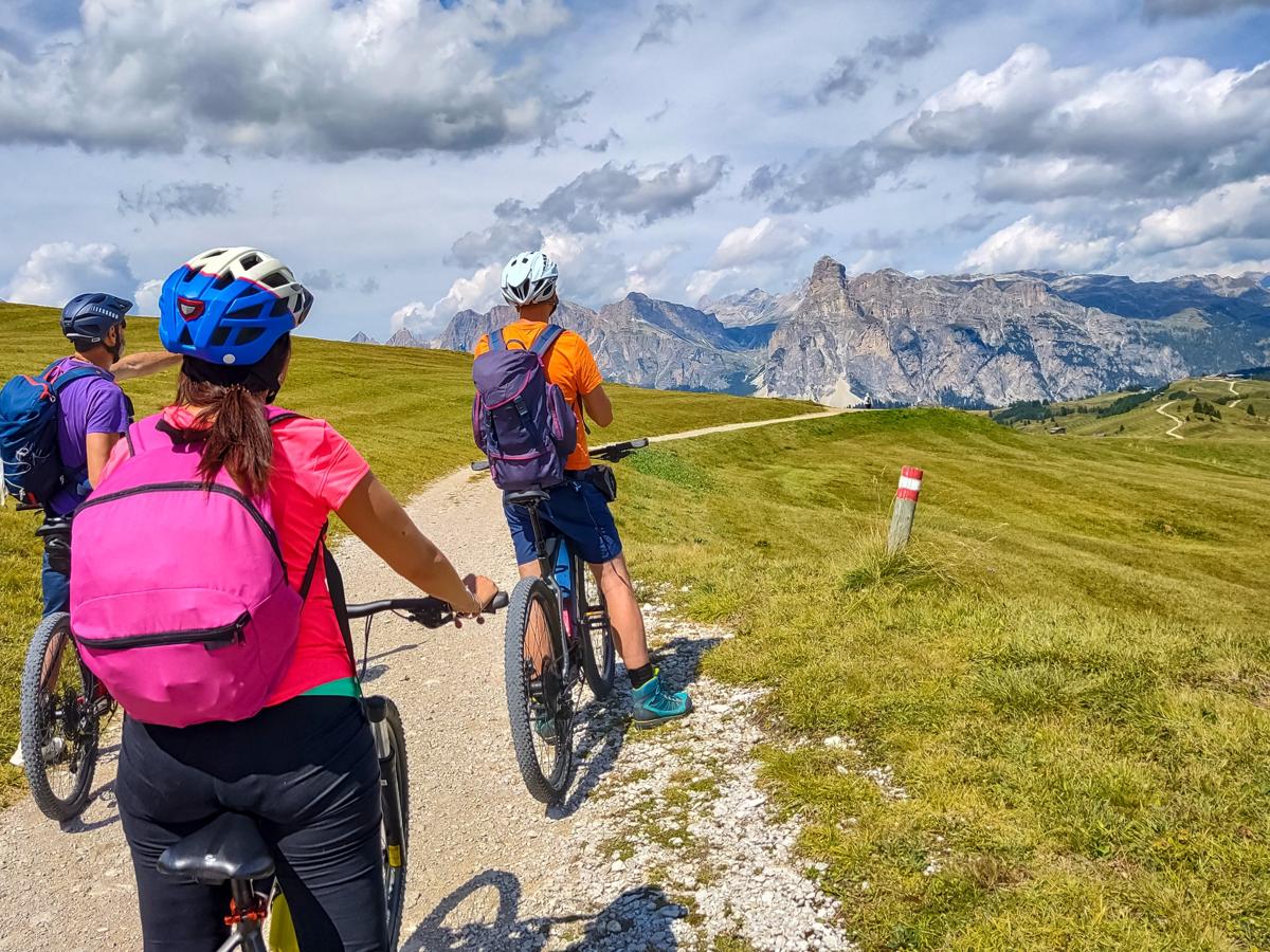 Dolomites mountain biking