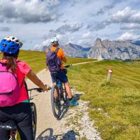 Dolomites mountain biking